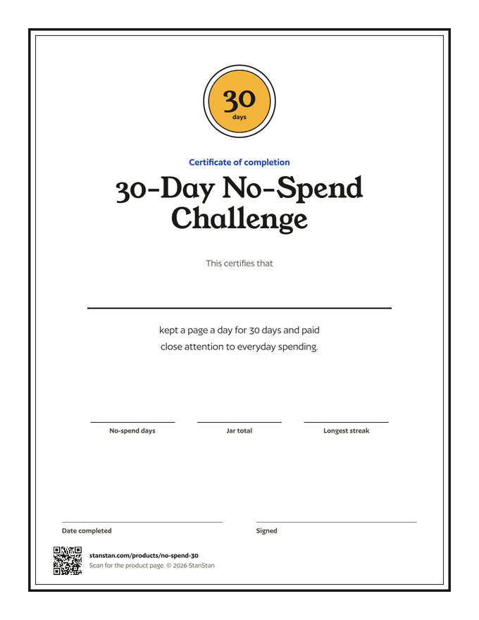 Certificate of completion page